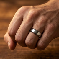 Classic Silver Tungsten Carbide Ring - 2mm, 4mm, 6mm, 8mm Wedding Band
